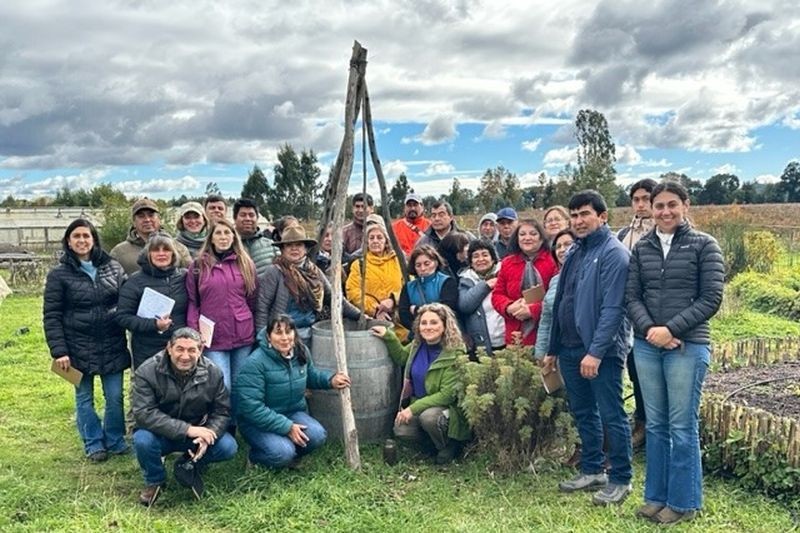 Productores de berries de La Araucanía se capacitaron en agricultura orgánica