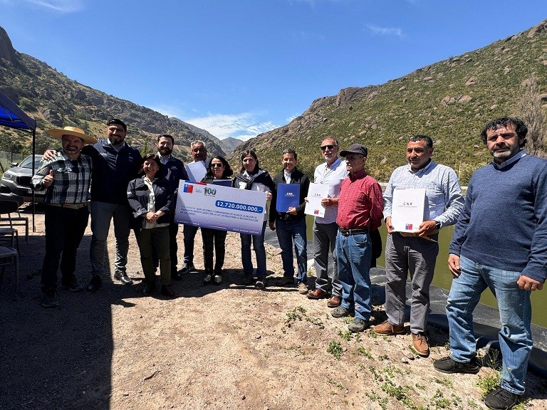 Con Inauguración de tranque Los Loros, Gobierno y organizaciones de usuarios de agua celebran el inicio de nueva temporada de riego en región de Valparaíso